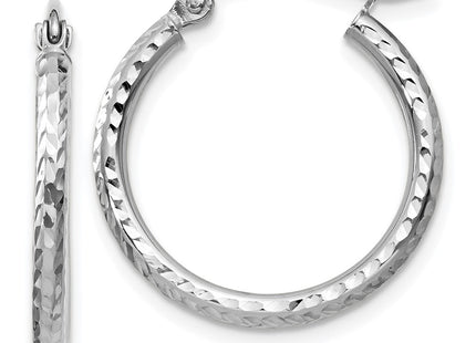 14k White Gold Earrings Style TC222 - Classique Jewelry Inc.