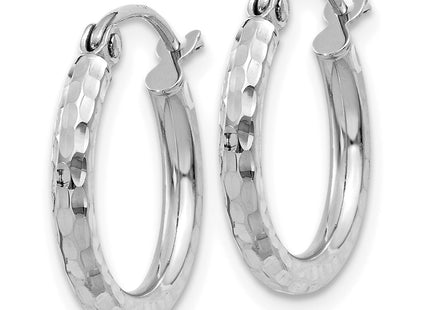 14k White Gold Earrings Style TC223 - Classique Jewelry Inc.