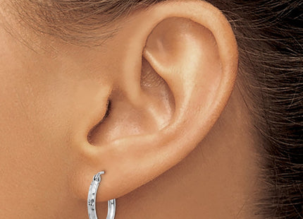 14k White Gold Earrings Style TC223 - Classique Jewelry Inc.