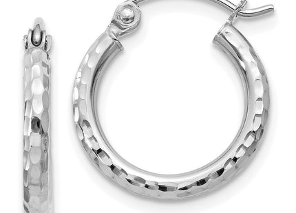 14k White Gold Earrings Style TC223 - Classique Jewelry Inc.