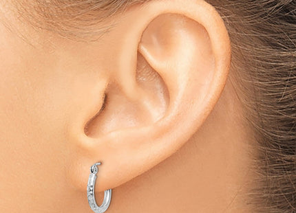 14k White Gold Earrings Style TC224 - Classique Jewelry Inc.