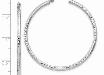 14k White Gold Earrings Style TC225 - Classique Jewelry Inc.