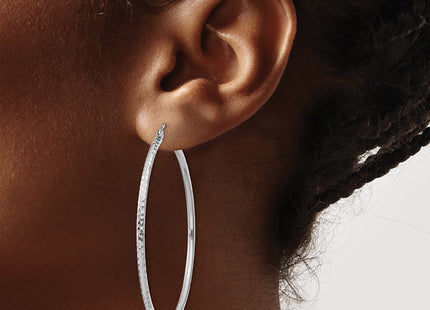 14k White Gold Earrings Style TC227 - Classique Jewelry Inc.
