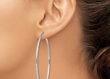 14k White Gold Earrings Style TC229 - Classique Jewelry Inc.