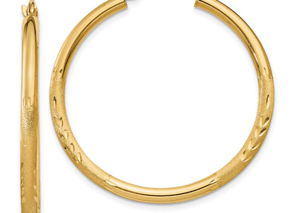 14k Yellow Gold Earrings Style TC242 - Classique Jewelry Inc.