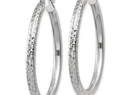 14k White Gold Earrings Style TC251 - Classique Jewelry Inc.