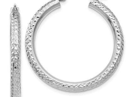 14k White Gold Earrings Style TC252 - Classique Jewelry Inc.