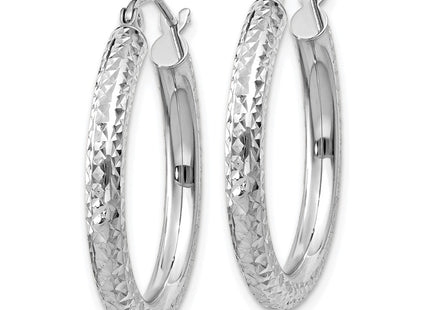 14k White Gold Earrings Style TC253 - Classique Jewelry Inc.