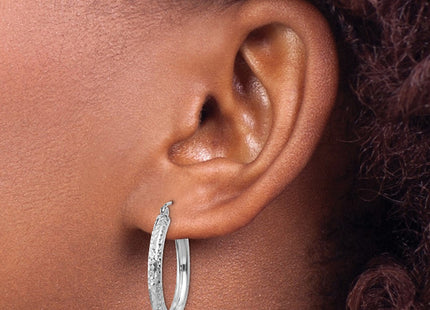 14k White Gold Earrings Style TC253 - Classique Jewelry Inc.