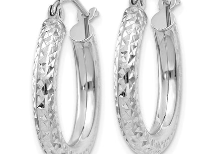 14k White Gold Earrings Style TC254 - Classique Jewelry Inc.