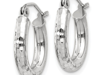 14k White Gold Earrings Style TC255 - Classique Jewelry Inc.
