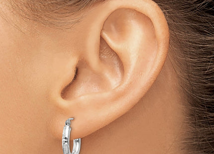 14k White Gold Earrings Style TC255 - Classique Jewelry Inc.