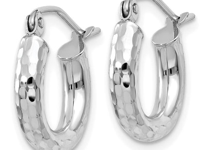 14k White Gold Earrings Style TC256 - Classique Jewelry Inc.