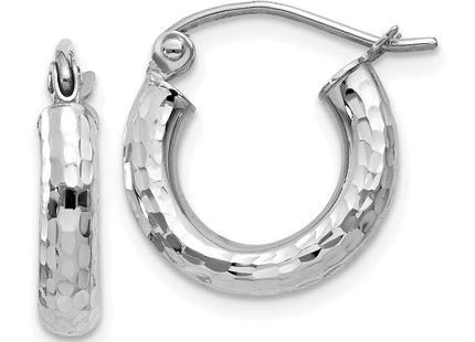 14k White Gold Earrings Style TC256 - Classique Jewelry Inc.