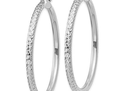 14k White Gold Earrings Style TC258 - Classique Jewelry Inc.
