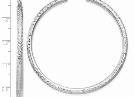 14k White Gold Earrings Style TC260 - Classique Jewelry Inc.