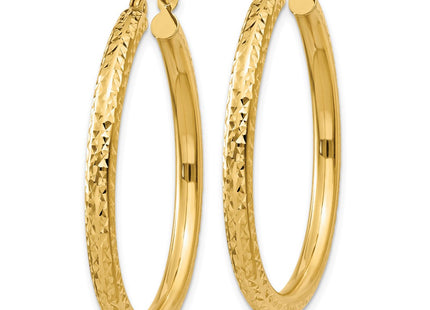 14k Yellow Gold Earrings Style TC263 - Classique Jewelry Inc.