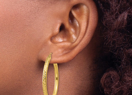 14k Yellow Gold Earrings Style TC263 - Classique Jewelry Inc.