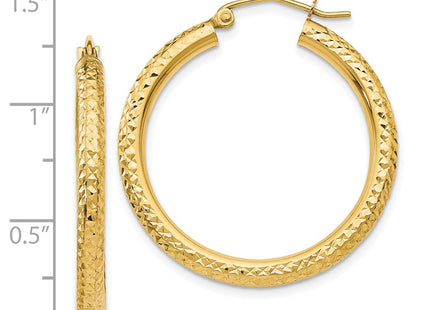 14k Yellow Gold Earrings Style TC264 - Classique Jewelry Inc.