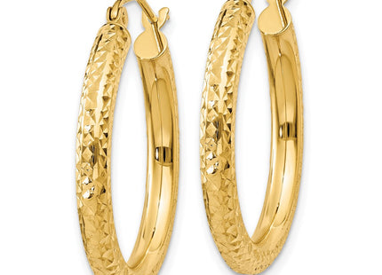 14k Yellow Gold Earrings Style TC265 - Classique Jewelry Inc.