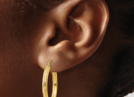 14k Yellow Gold Earrings Style TC265 - Classique Jewelry Inc.
