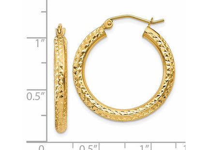 14k Yellow Gold Earrings Style TC265 - Classique Jewelry Inc.