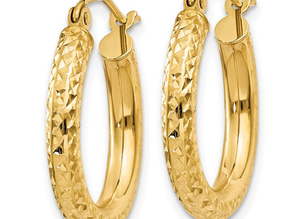 14k Yellow Gold Earrings Style TC266 - Classique Jewelry Inc.