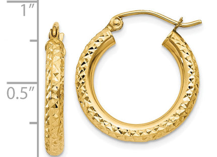 14k Yellow Gold Earrings Style TC266 - Classique Jewelry Inc.