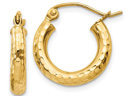 14k Yellow Gold Earrings Style TC267 - Classique Jewelry Inc.