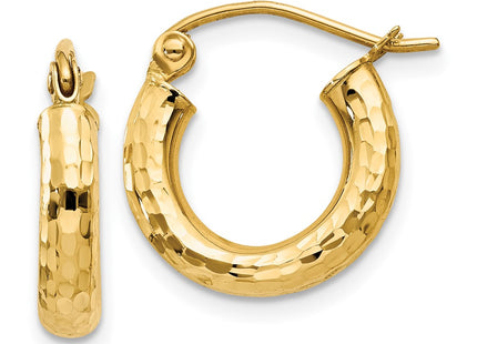 14k Yellow Gold Earrings Style TC268 - Classique Jewelry Inc.