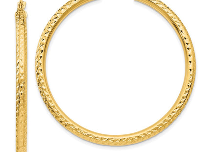 14k Yellow Gold Earrings Style TC270 - Classique Jewelry Inc.