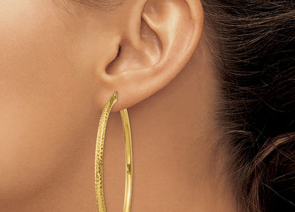 14k Yellow Gold Earrings Style TC273 - Classique Jewelry Inc.