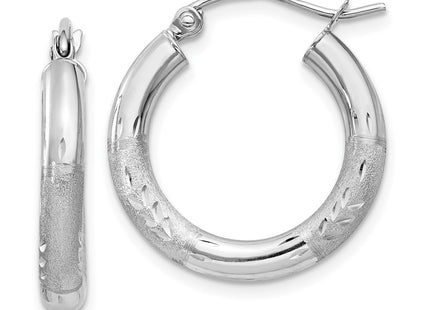14k White Gold Earrings Style TC278 - Classique Jewelry Inc.