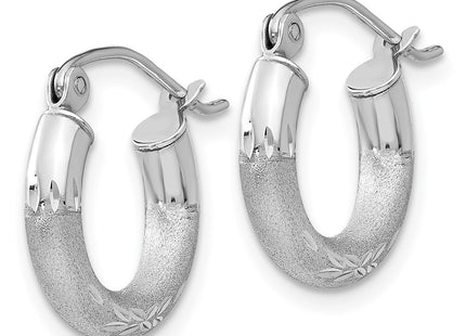 14k White Gold Earrings Style TC280 - Classique Jewelry Inc.