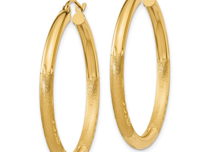 14k Yellow Gold Earrings Style TC287 - Classique Jewelry Inc.