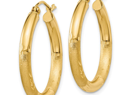 14k Yellow Gold Earrings Style TC289 - Classique Jewelry Inc.