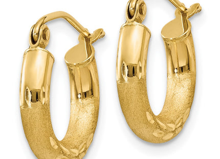 14k Yellow Gold Earrings Style TC292 - Classique Jewelry Inc.