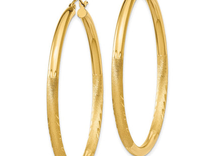14k Yellow Gold Earrings Style TC295 - Classique Jewelry Inc.
