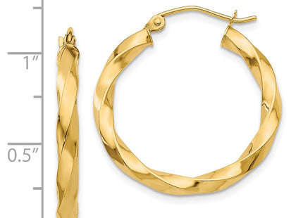 14k Yellow Gold Earrings Style TC360 - Classique Jewelry Inc.