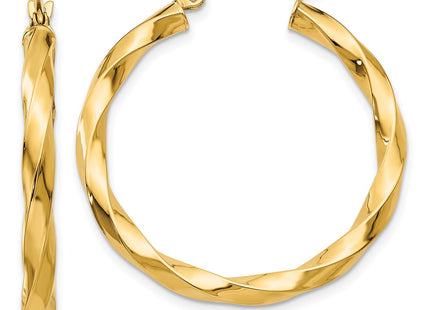 14k Yellow Gold Earrings Style TC361 - Classique Jewelry Inc.