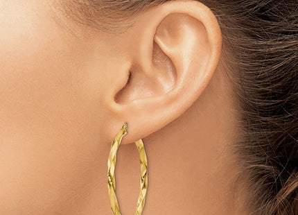 14k Yellow Gold Earrings Style TC362 - Classique Jewelry Inc.