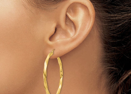 14k Yellow Gold Earrings Style TC363 - Classique Jewelry Inc.