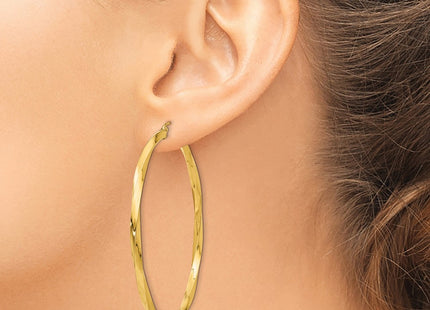 14k Yellow Gold Earrings Style TC365 - Classique Jewelry Inc.