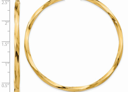 14k Yellow Gold Earrings Style TC365 - Classique Jewelry Inc.