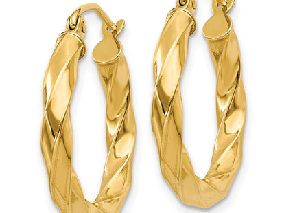 14k Yellow Gold Earrings Style TC366 - Classique Jewelry Inc.