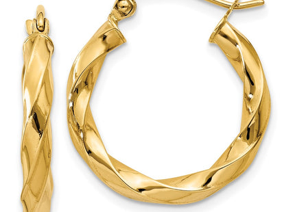 14k Yellow Gold Earrings Style TC366 - Classique Jewelry Inc.