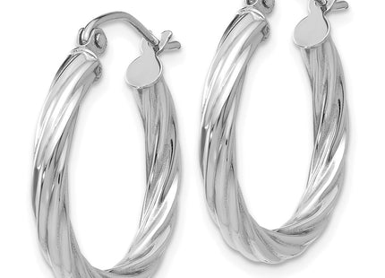 14k White Gold Earrings Style TC375 - Classique Jewelry Inc.
