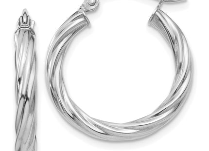 14k White Gold Earrings Style TC375 - Classique Jewelry Inc.
