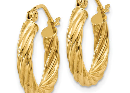 14k Yellow Gold Earrings Style TC387 - Classique Jewelry Inc.