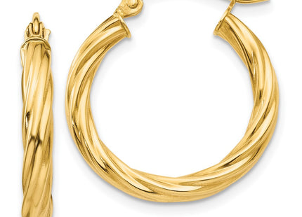 14k Yellow Gold Earrings Style TC388 - Classique Jewelry Inc.